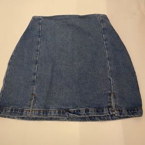 Brandy blue denim skirt